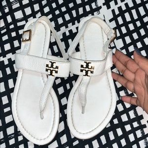 Tory Burch white sandals size 7